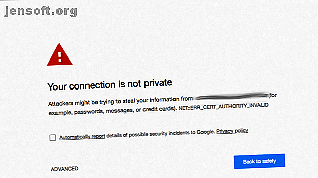 Comment repérer les faux réseaux Wi-Fi publics "Evil Twin" gérés par les pirates, erreur non sécurisée Google Chrome 670x376