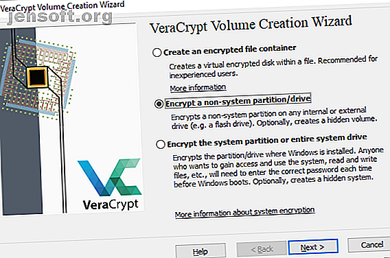 VeraCrypt Encrypt Partition ou Drive