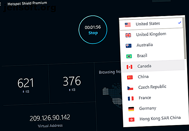 Les VPN fournissent généralement des serveurs dans des pays du monde entier