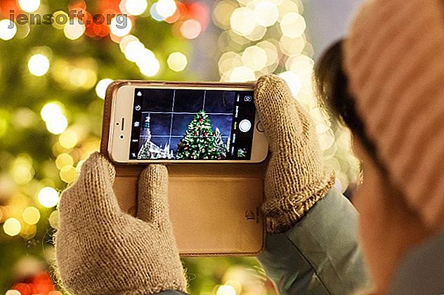 Prendre une photo sur un iPhone pour Noël