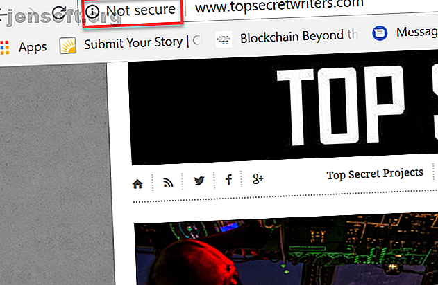 Google marca los sitios web como "no seguros" si no usan HTTPS.  ¿No quieres perder tráfico a tu sitio?  ¡Configure SSL hoy!