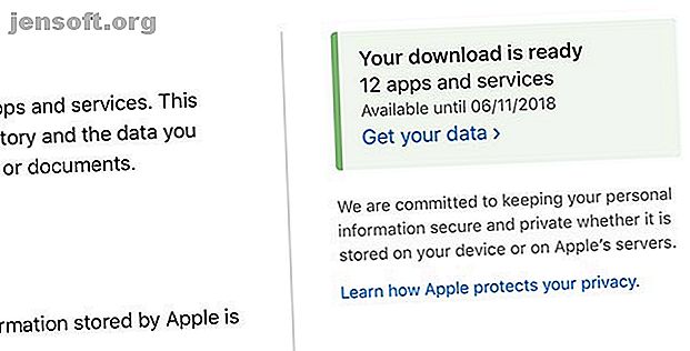 Confidentialité Apple Obtenez vos données