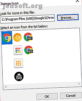 Changer une icône d'application Windows