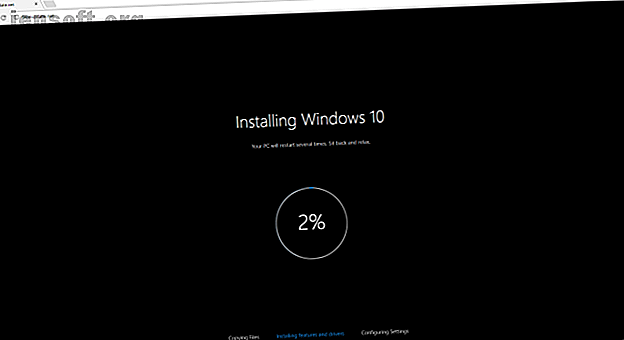 Un faux écran de mise à jour de Windows 10