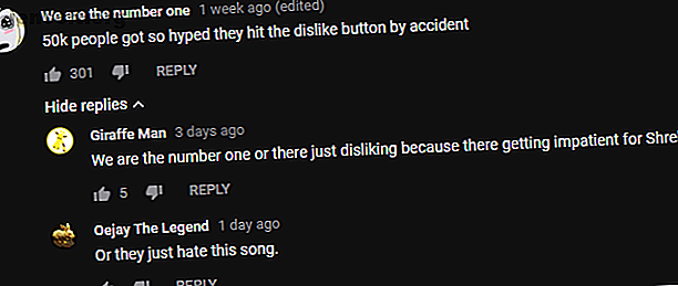 YouTube n'aime pas les commentaires