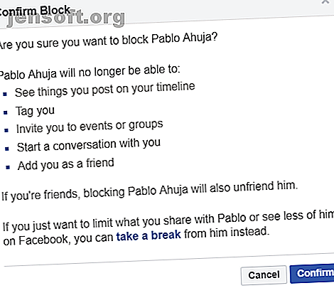 comment bloquer une personne sur facebook
