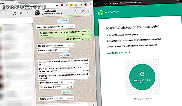 Vous pouvez utiliser plusieurs comptes avec WhatsApp Web sur un ordinateur