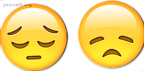 émoticône emoji triste déçu