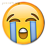 Emoji en pleurs