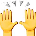 mains louant emoji emoticon