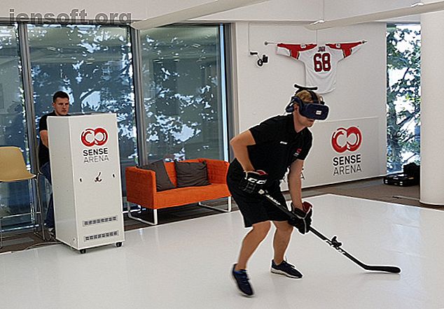 Sense Arena est l'entraîneur de hockey sur réalité virtuelle qui fera exploser votre esprit Le gymnase Sense Arena à Prague