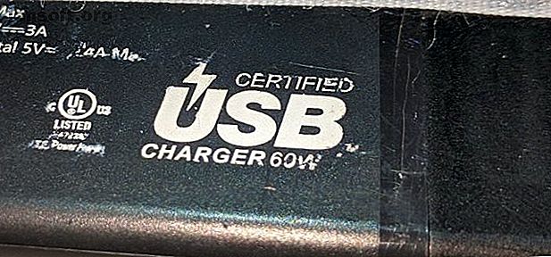 Exemple de certification USB-IF sur un chargeur USB-C.