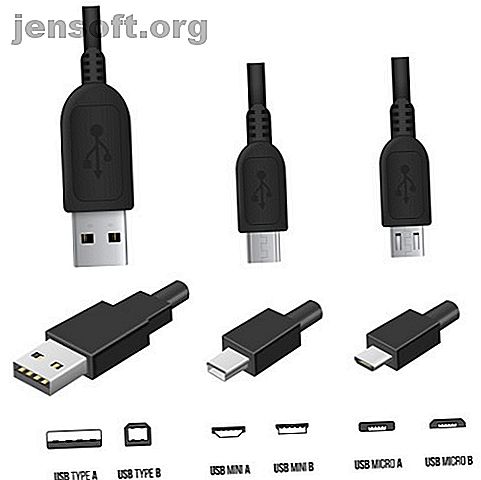 Varför finns det så många olika USB-kabeltyper?  Lär dig skillnaderna mellan USB-anslutningstyper och hur man köper den bästa kabeln.