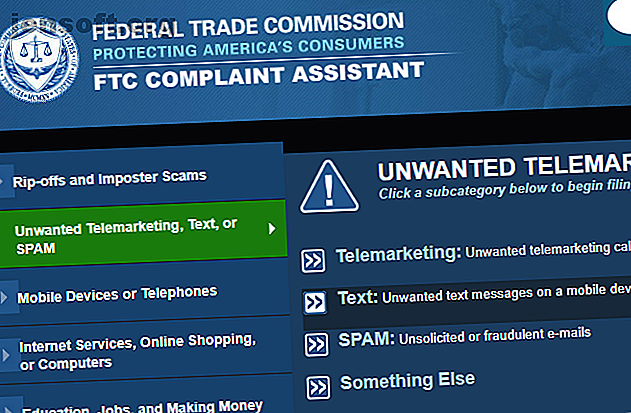 Rapport de spam de la FTC