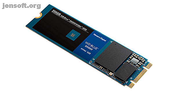 Un SSD WD Blue NVMe