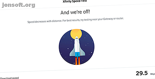 test de vitesse xfinity