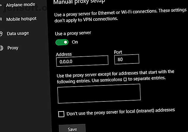 Windows 10 Modifier les paramètres de proxy