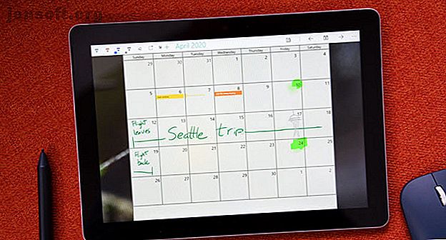 Calendrier d'encre pour Windows 10