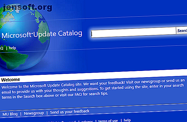 Wat is de Microsoft Update-catalogus en wat biedt deze?  Hier leest u hoe u afzonderlijke updates kunt installeren.