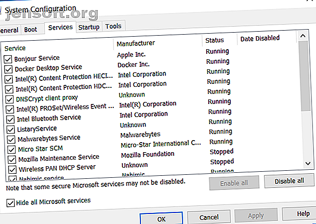 application de configuration du système dans Windows 10