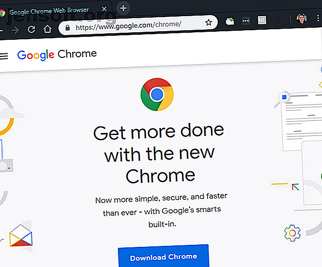 Google Chrome Accueil