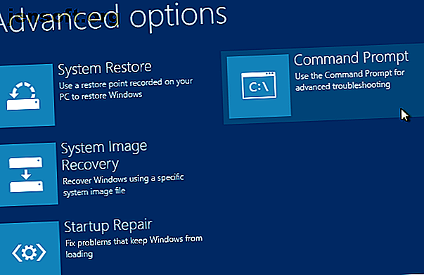 Options de démarrage avancées de Windows 10