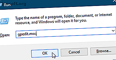 Ouvrez l'éditeur de stratégie de groupe locale dans Windows 10