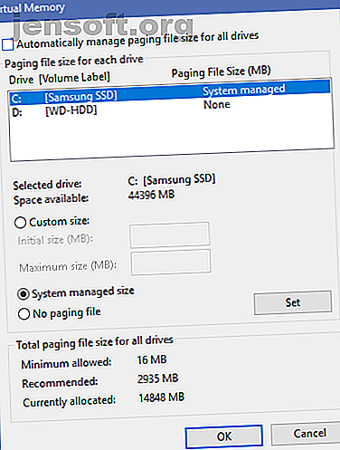 Fichier de gestion de Windows 10