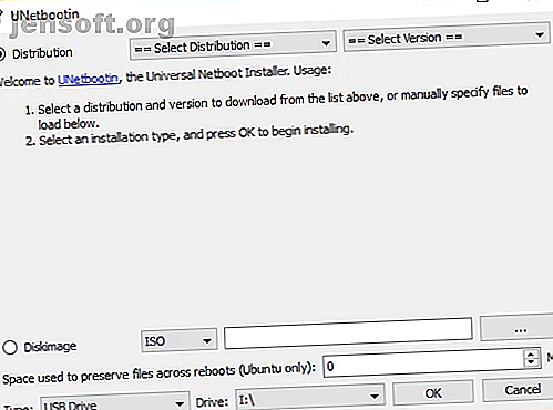 UNetbootin peut créer une clé USB amorçable à partir d'un fichier ISO.