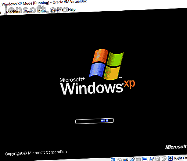 machine virtuelle de démarrage Windows XP