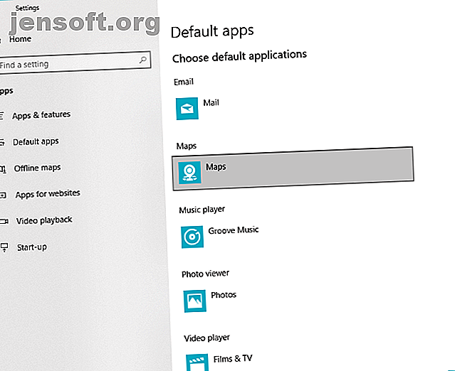 Définir les applications par défaut dans Windows 10