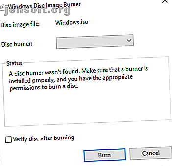 Windows Native Iso Burner