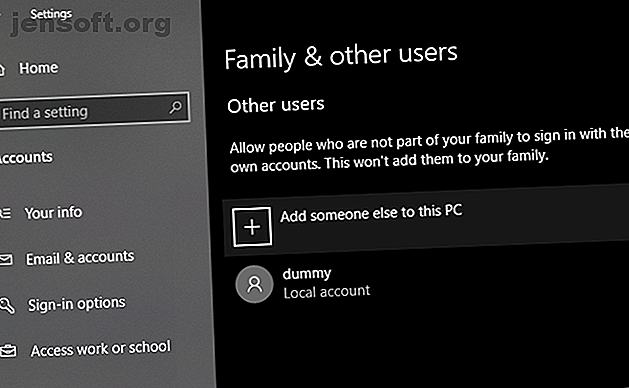 Windows 10 Ajouter un nouvel utilisateur