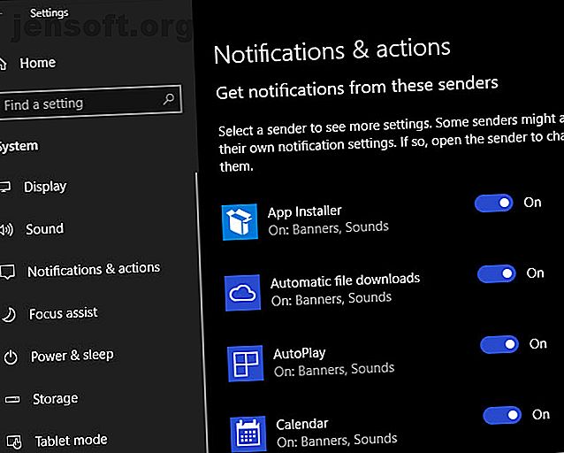 Les options de notification Windows 10 peuvent résoudre les problèmes liés à la barre des tâches Windows
