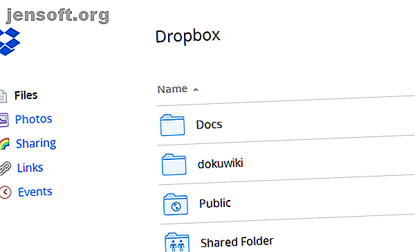 Ceci est une capture d'écran de l'un des meilleurs programmes Windows appelé Dropbox.