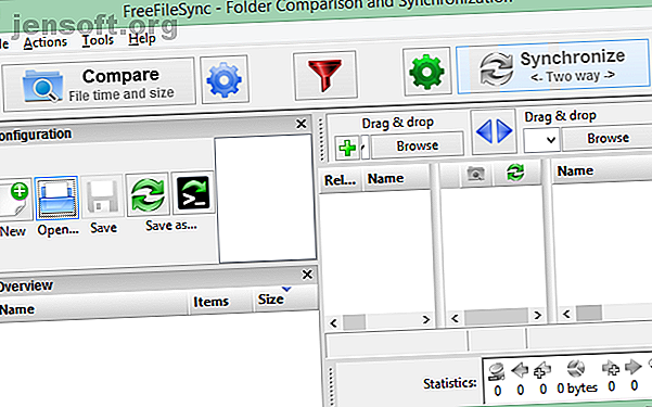 Ceci est une capture d'écran de l'un des meilleurs programmes Windows appelé FreeFileSync