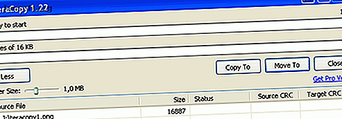 Il s'agit d'une capture d'écran de l'un des meilleurs programmes Windows pour la copie de fichiers. Cela s'appelle TeraCopy.