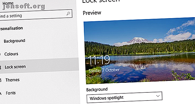 Changer l'arrière-plan de l'écran de connexion sous Windows 10