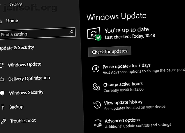 Windows 10 Mai 2019 Windows Update