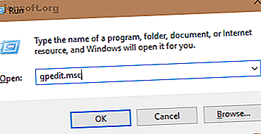 Windows, exécutez GPEdit