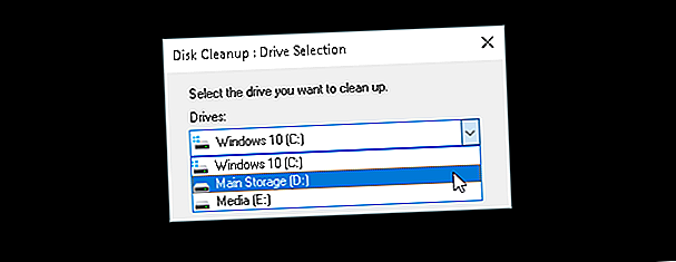Stockage faible sur Windows 10? 5 astuces pour vous aider à récupérer votre sélection de disque de nettoyage de disque